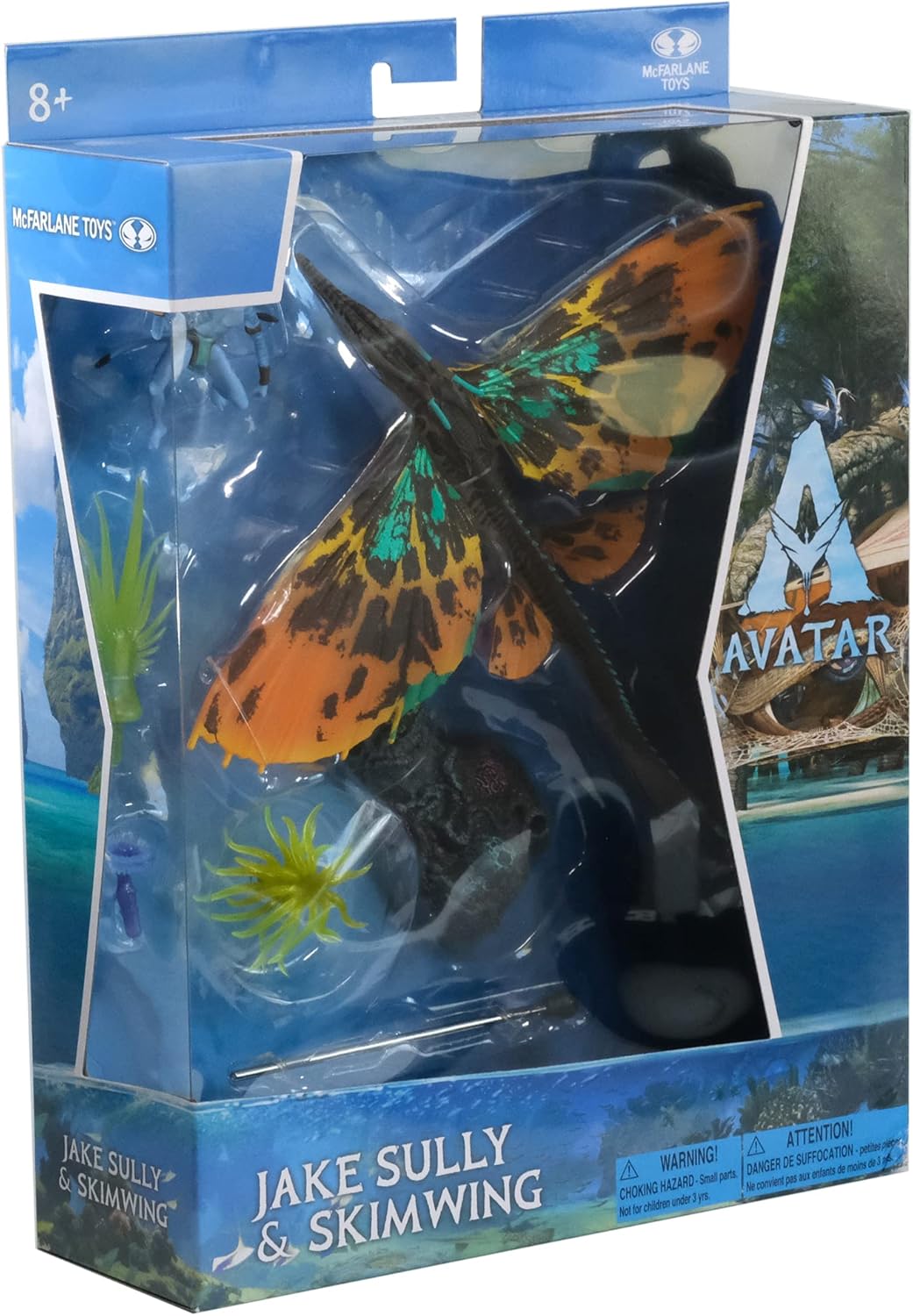 Avatar The Way Of Water Playset World Of Pandora - Jake Sully & Skimwing