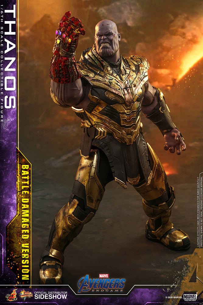 Avengers Endgame 16 Inch Action Figure 1/6 Scale Series - Thanos (Battle Damaged Version) Hot Toys 905891
