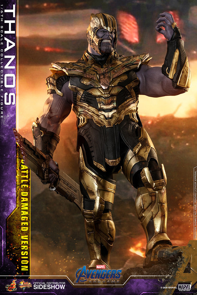 Avengers Endgame 16 Inch Action Figure 1/6 Scale Series - Thanos (Battle Damaged Version) Hot Toys 905891