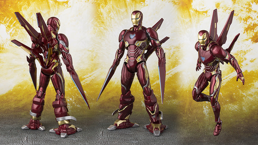 Avengers Infinity War 6 Inch Action Figure S.H. Figuarts - Iron Man Mk-50 Nano Version (Shelf Wear Packaging)