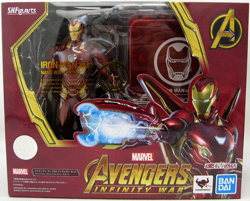 Avengers Infinity War 6 Inch Action Figure S.H. Figuarts - Iron Man Mk-50 Nano Version (Shelf Wear Packaging)