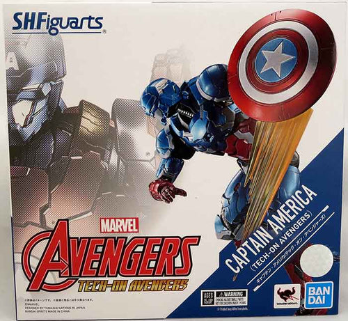 Avengers 6 Inch Action Figure S.H. Figuarts - Captain America Tech-O