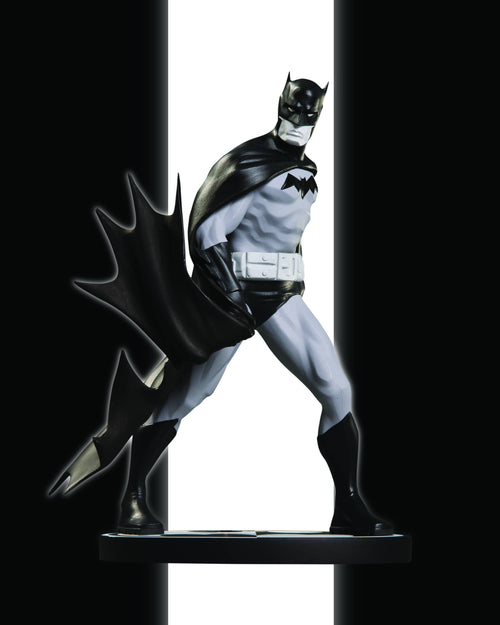 Batman Black & White 7 Inch Statue Figure - Batman by Dustin Nguyen
