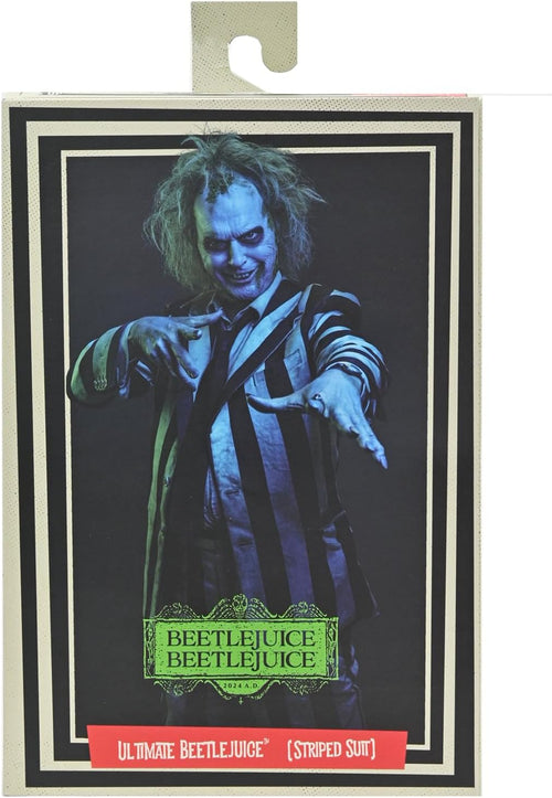 Beetlejuice 7 Inch Action Figure Ultimate - Beetlejuice Striped Suit