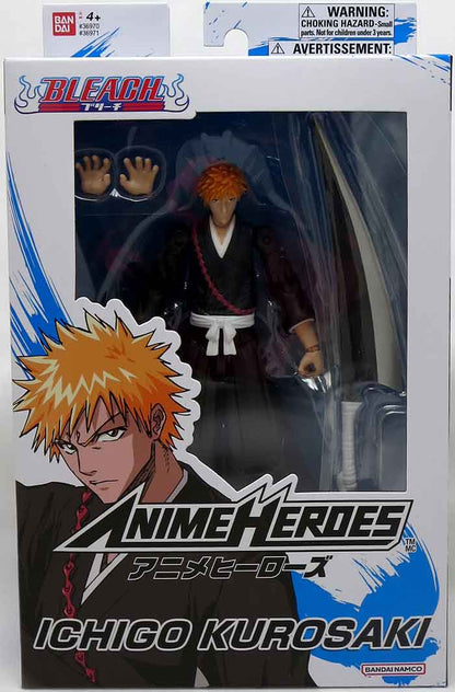 Bleach 6 Inch Action Figure Anime Heroes - Ichigo Kurosagi