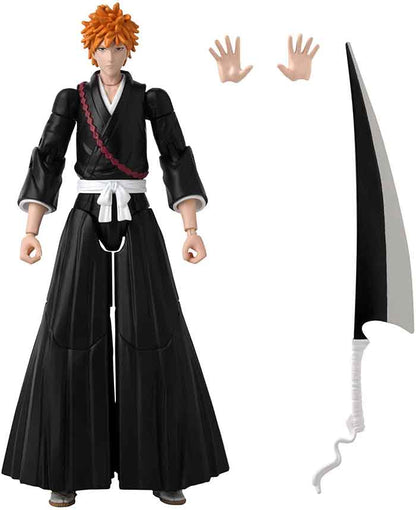 Bleach 6 Inch Action Figure Anime Heroes - Ichigo Kurosagi