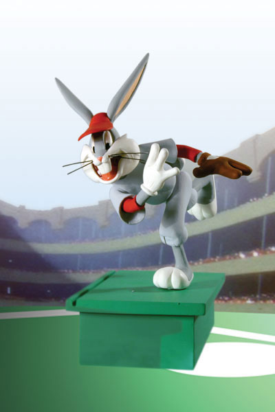 Looney Tunes Golden Collection Series 2 5.5 Inch Figure: Baseball Bugs Bunny (Sub-Standard Packaging)