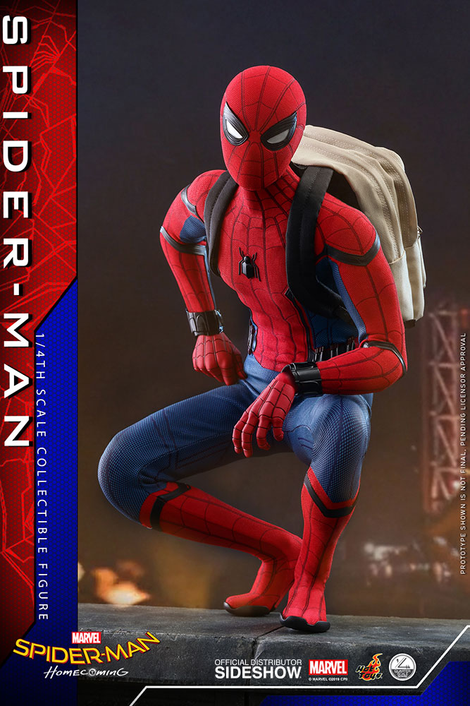 Spider-Man Homecoming 17 Inch Action Figure 1/4 Scale Series - Spider-Man Hot Toys 905037