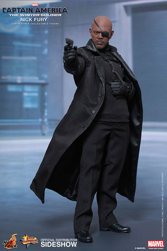 Captain America: The Winter Soldier 12 Inch Action Figure Movie Masterpiece 1/6 Scale Series - Nick Fury Hot Toys 902541