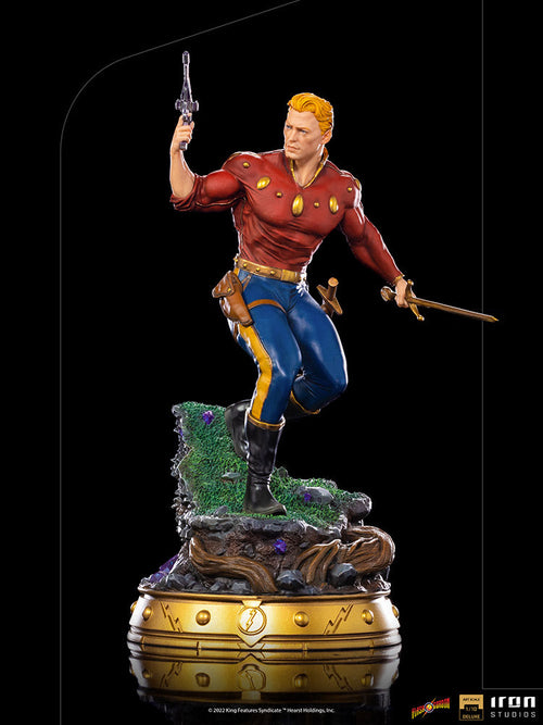Comic 1:10 Art Scale Series Flash Gordon 10 Inch Statue Figure - Flash Gordon Deluxe Iron Studios 909778