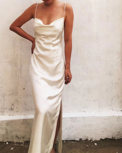 Crystal Mulberry Silk Gown