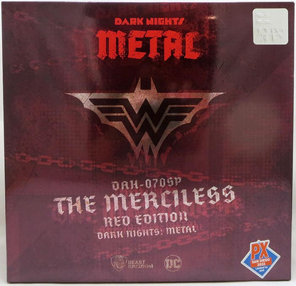 DC Dark Nights Metal DAH 7 Inch Action Figure SDCC Exclusive - Batman The Merciless Special Red Edition