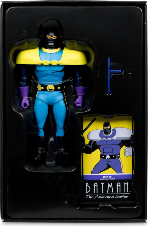 DC Direct Batman The Animated Series 7 Inch Action Figure Exclusive - Lock-Up Black Light Edition Gold Label