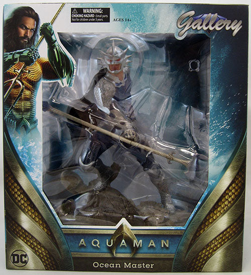 DC Gallery 9 Inch Statue Figure Aquaman Movie - Ocean Master (Shelf Wear Packaging)