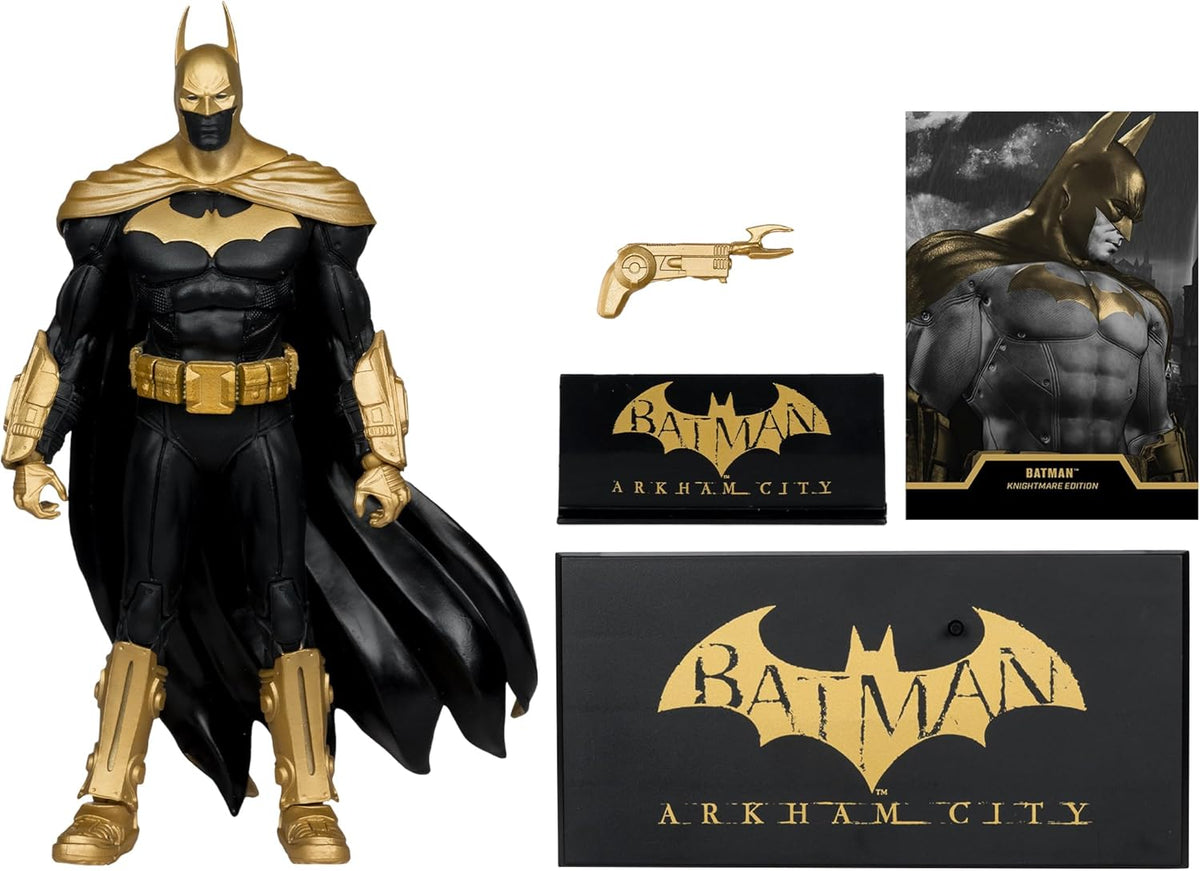 DC Multiverse Arkham City 7 Inch Action Figure Exclusive - Batman Knightmare Edition Gold Label