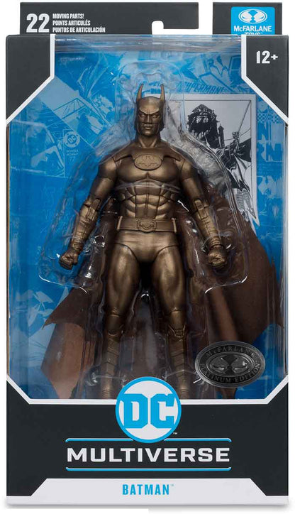 DC Multiverse Batman 1989 7 Inch Action Figure Exclusive - Bronze Batman (Michael Keaton) Platinum