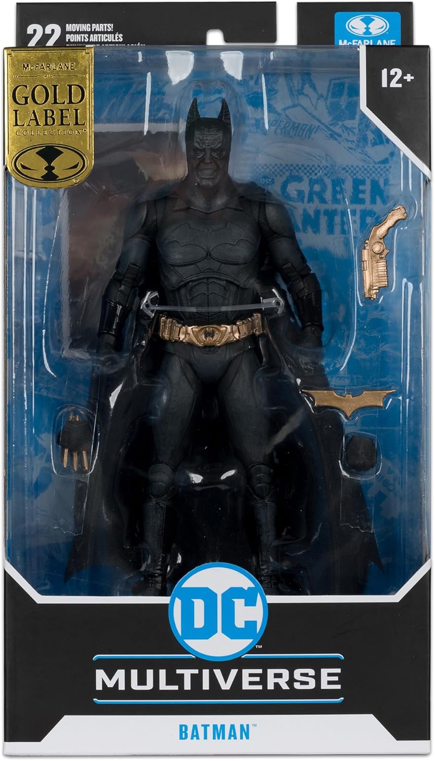 DC Multiverse Batman Begins 7 Inch Action Figure Exclusive - Fear Toxin Batman Gold Label