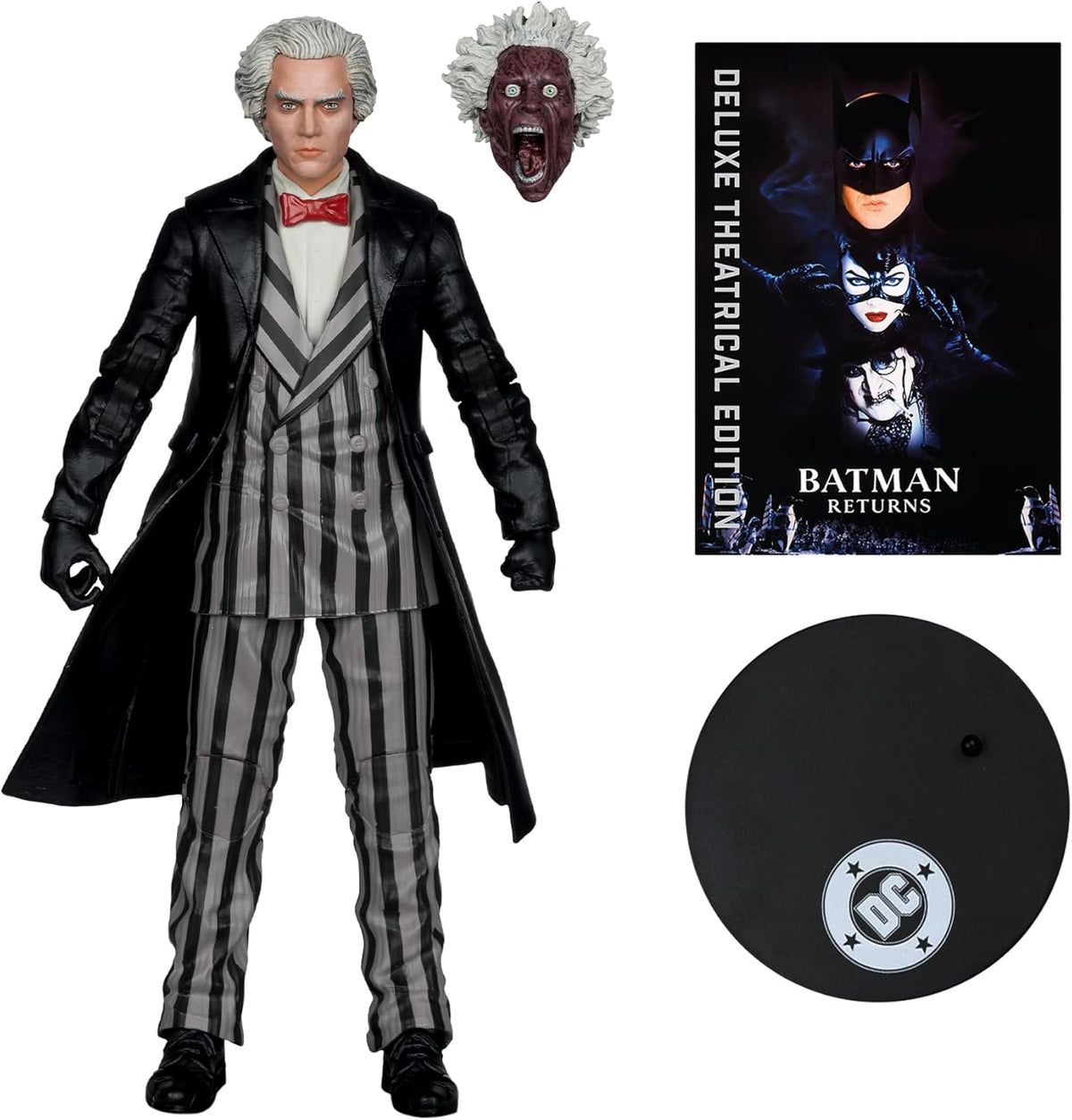 DC Multiverse Batman Returns 7 Inch Action Figure Deluxe Theatrical Edition Exclusive - Max Shreck Red Platinum