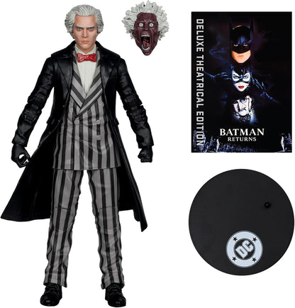 DC Multiverse Batman Returns 7 Inch Action Figure Deluxe Theatrical Edition Exclusive - Max Shreck Red Platinum