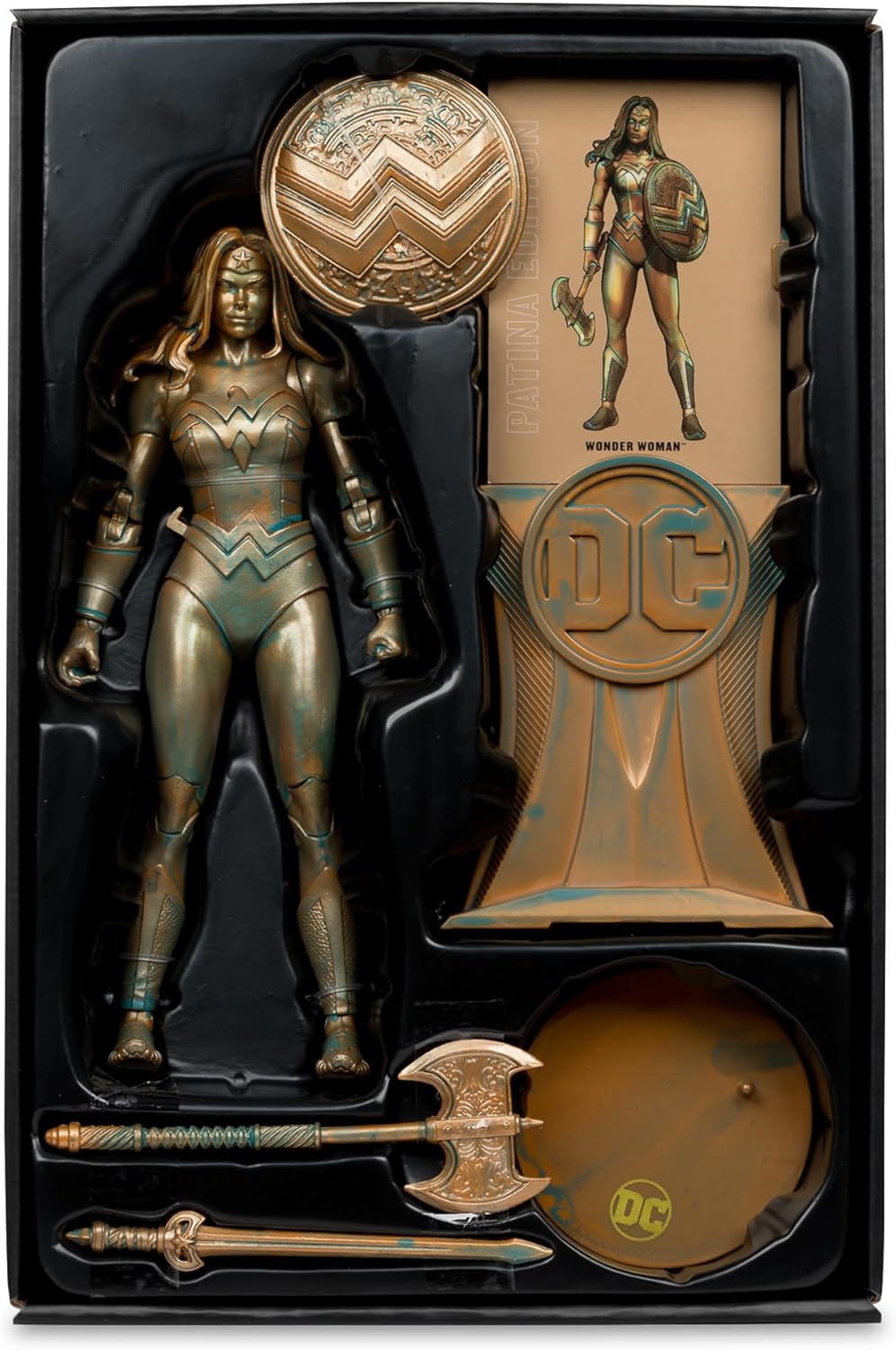 DC Multiverse Classic 7 Inch Action Figure Exclusive - Wonder Woman Patina Edition Gold Label