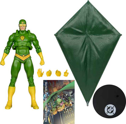 DC Multiverse Collector 7 Inch Action Figure Batman Rogues Exclusive - Kite Man Gold Label