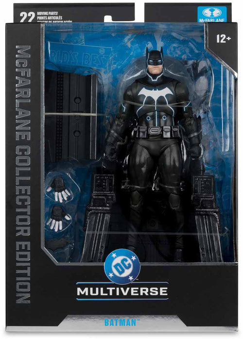 DC Multiverse Collector 6 Inch Action Figure Darkseid War - Batman with Mobius Chair