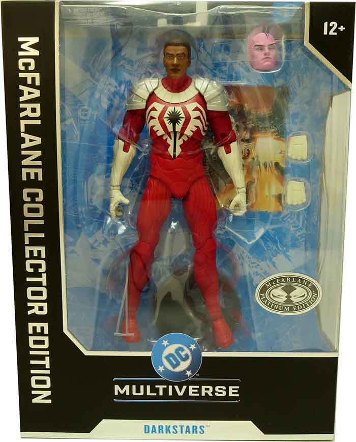 DC Multiverse Collector 7 Inch Action Figure Darkstars Rising Exclusive - Darkstars Platinum