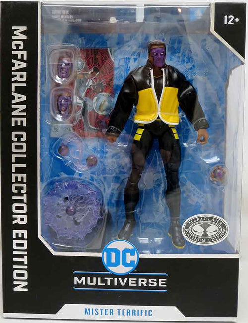 DC Multiverse Collector 7 Inch Action Figure Wave 11 Exclusive - Mister Terrific Platinum