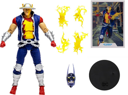 DC Multiverse Comic 7 Inch Action Figure BAF The Darkest Knight - Jay Garrick