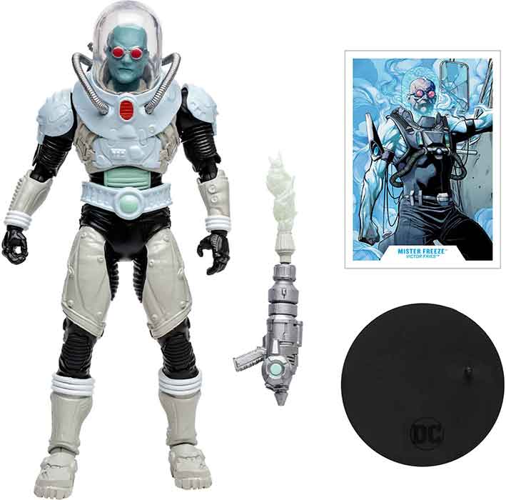 DC Multiverse Comics 7 Inch Action Figure Victor Fries - Mister Freeze