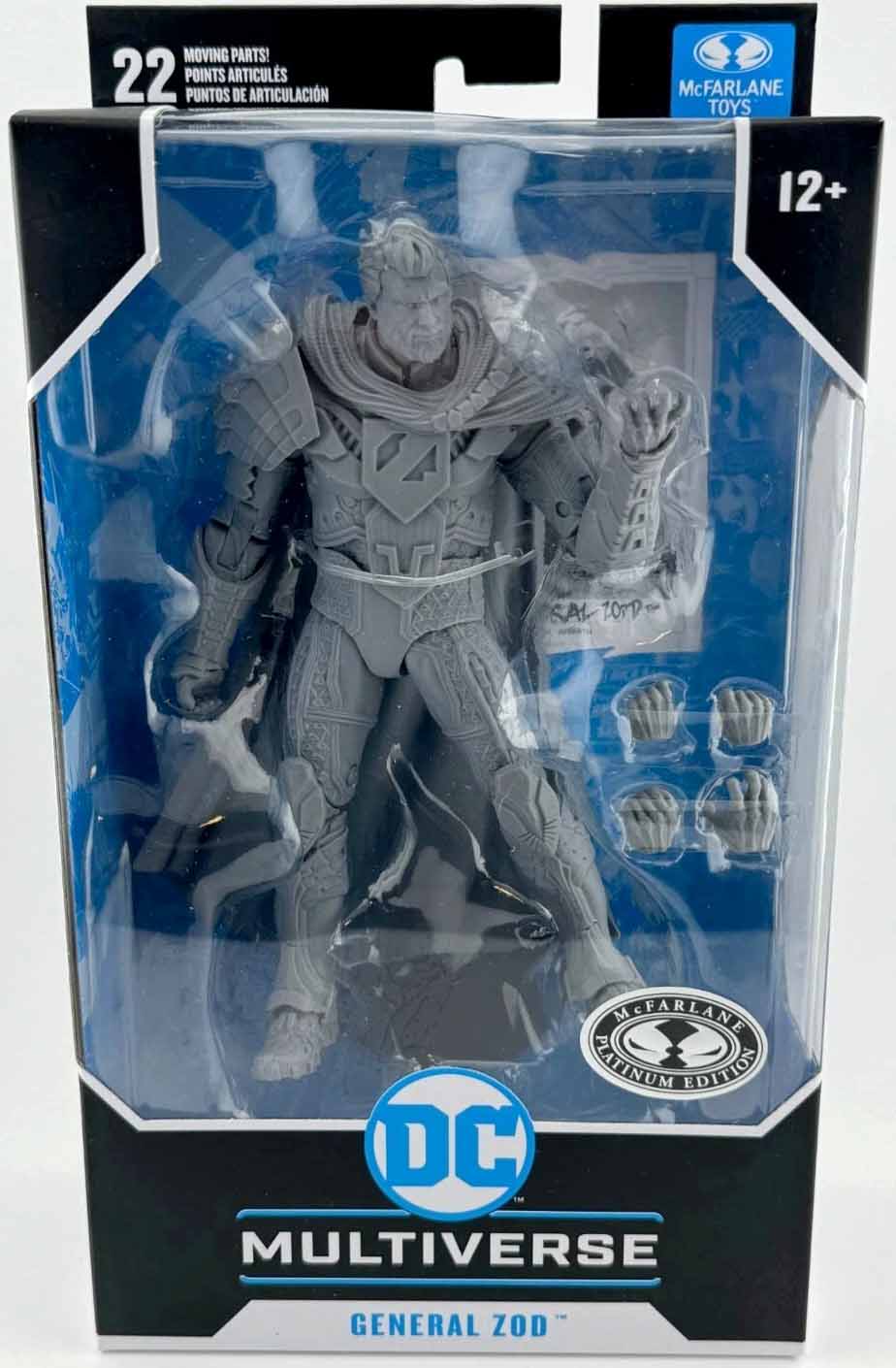 DC Multiverse DC Rebirth 6 Inch Action Figure Exclusive - General Zod Platinum