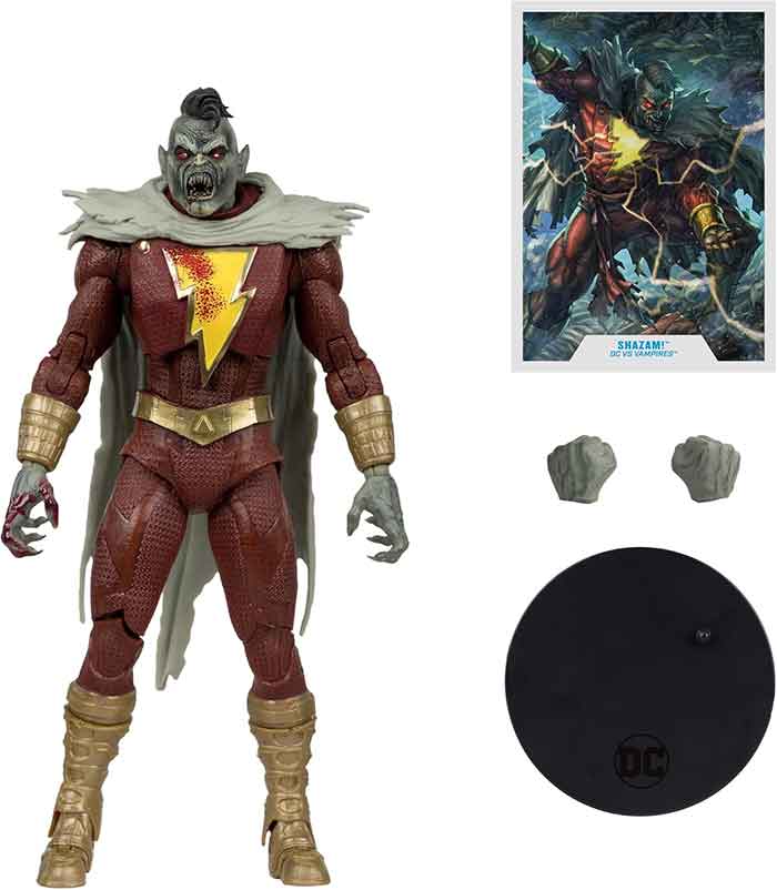 DC Multiverse DC vs Vampires 7 Inch Action Figure Exclusive - Vampire Shazam Gold Label