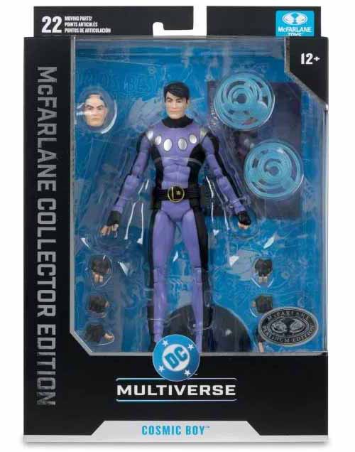 DC Multiverse Final Crisis 7 Inch Action Figure Collector Edition Exclusive - Cosmic Boy (Purple Suit) Platinum