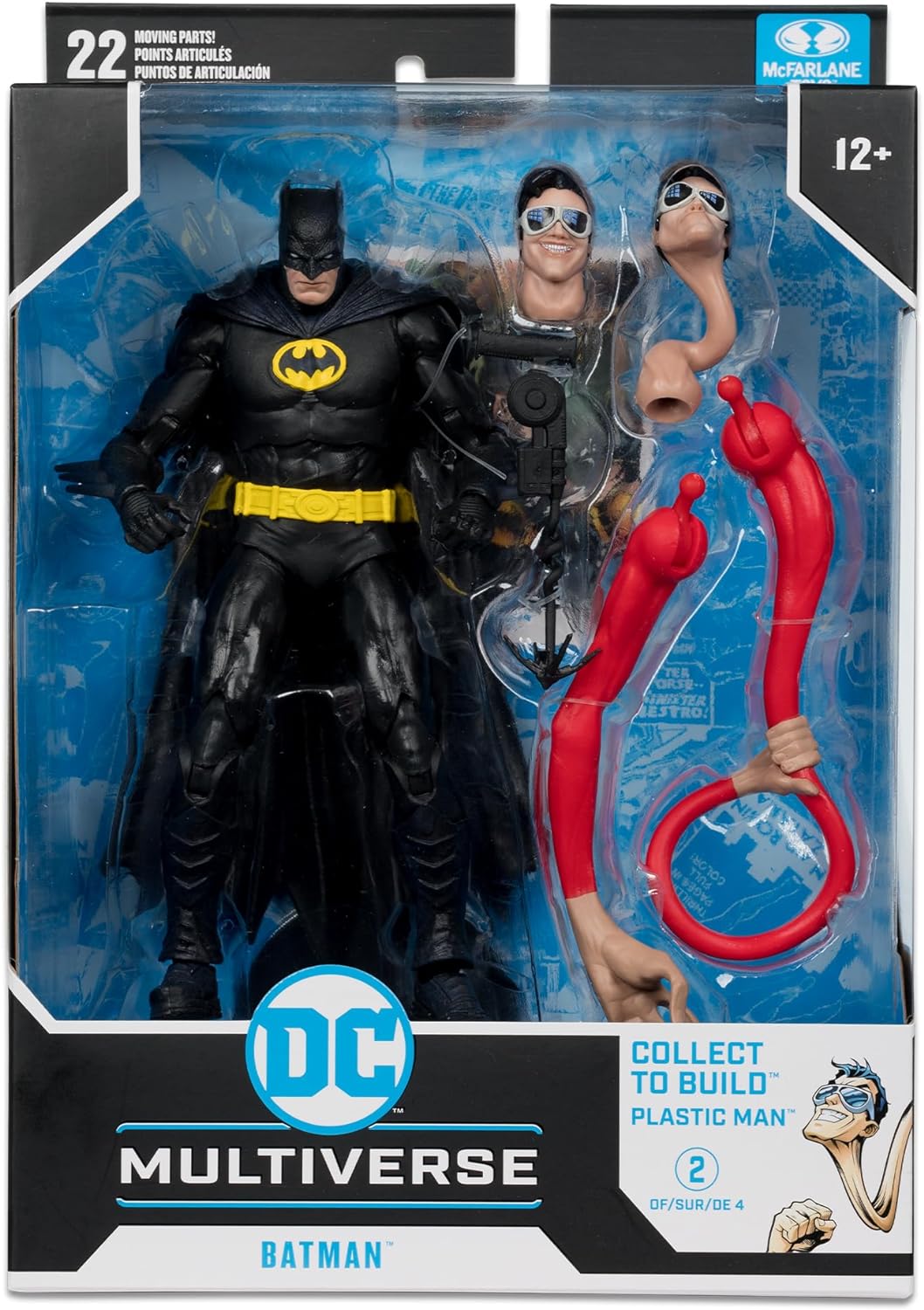 DC Multiverse JLA 7 Inch Action Figure BAF Plastic Man - Batman
