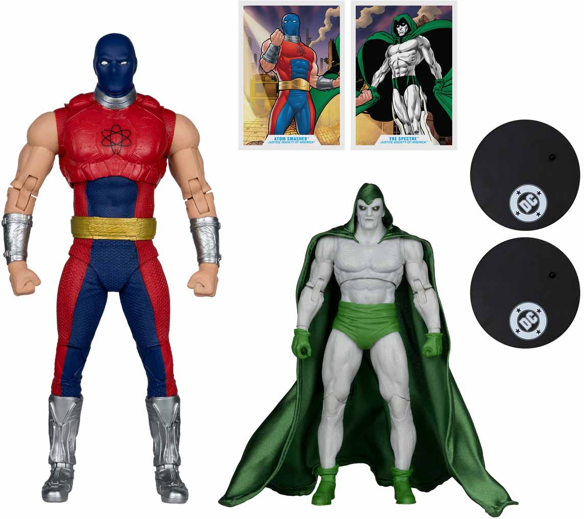 DC Multiverse JSA Black Vengeance 7 Inch Action Figure 2-Pack - Atom Smasher vs. The Spectre