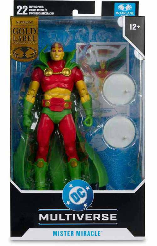 DC Multiverse New Gods 7 Inch Action Figure Exclusive - Mister Miracle Gold Label