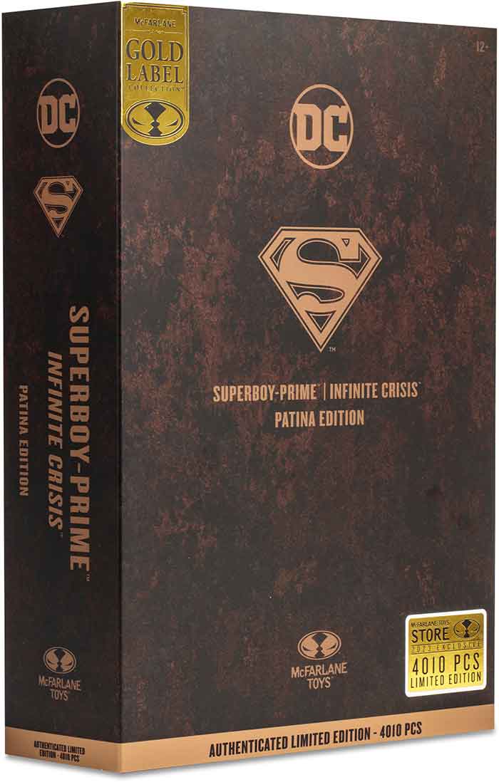DC Multiverse Patina Edition 7 Inch Action Figure Exclusive - Superboy Prime Gold Label