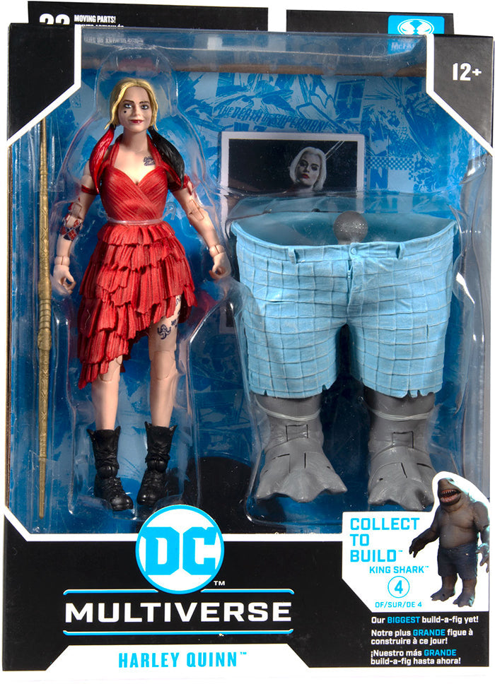 DC Multiverse Suicide Squad 7 Inch Action Figure BAF King Shark - Harley Quinn