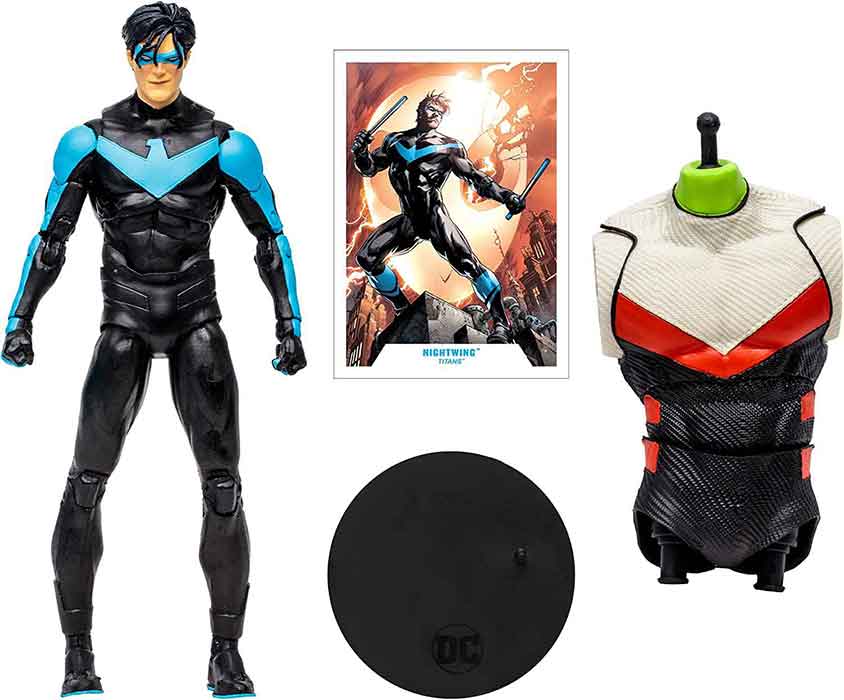 DC Multiverse Teen Titans 7 Inch Action Figure BAF Beast Boy - Nightwing