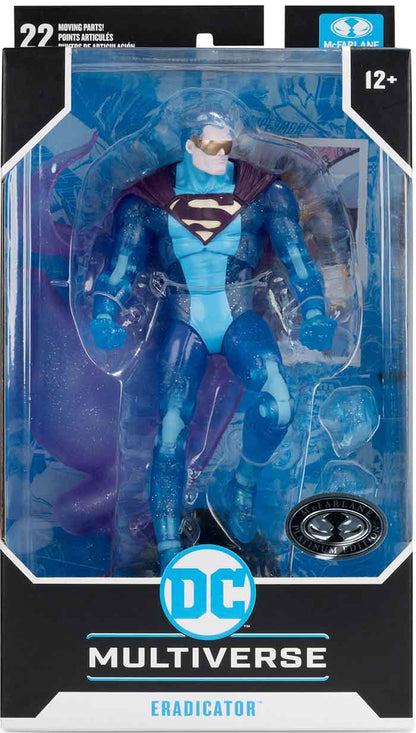 DC Multiverse The Return of Superman 7 Inch Action Figure Exclusive - Blue Energy Eradicator Platinum