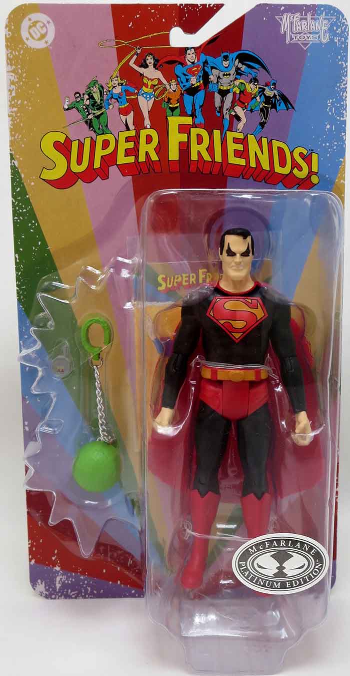 DC Retro Superfriends 6 Inch Action Figure Wave 2 Exclusive - Superman Platinum