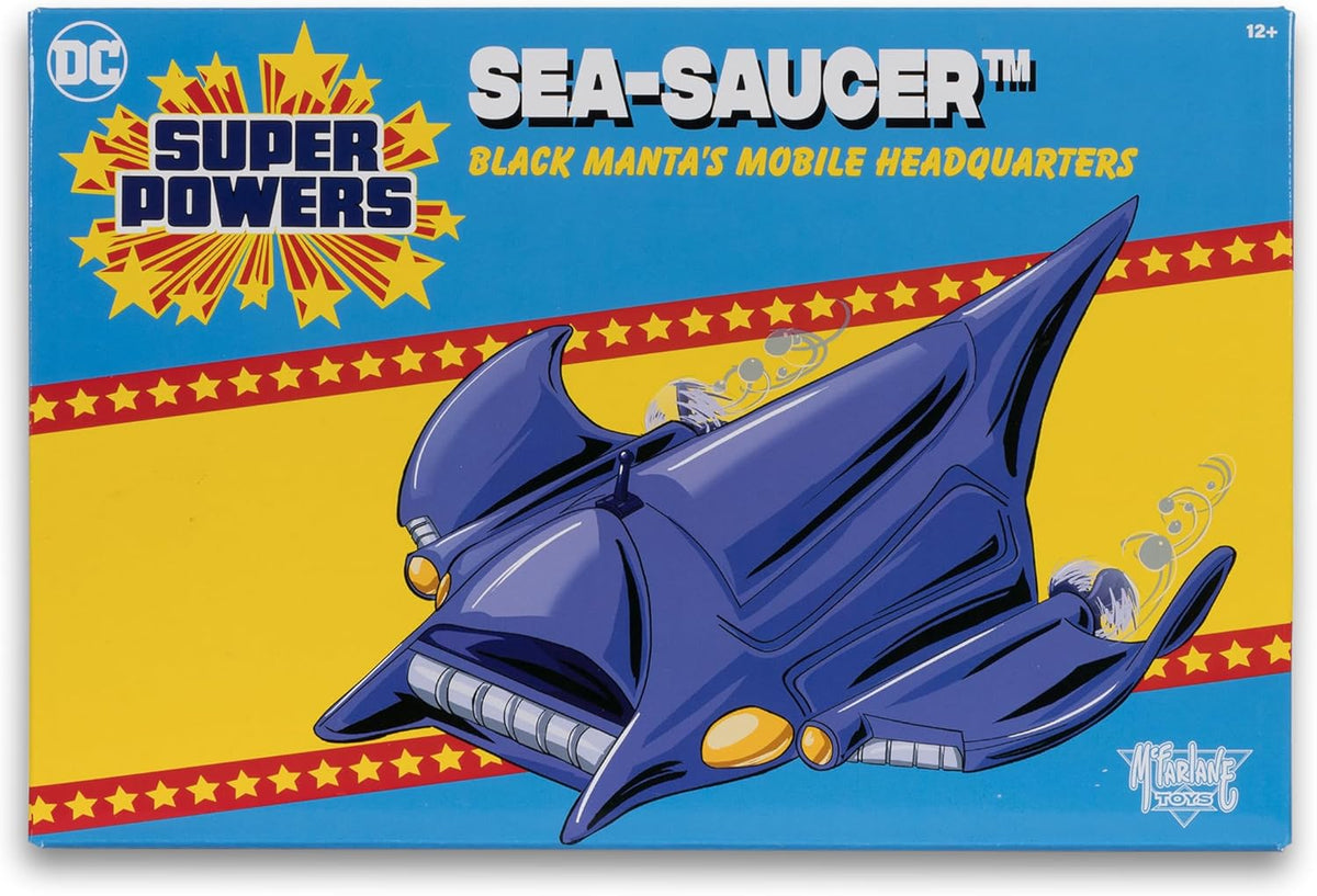 DC Super Powers 4 Inch Scale Vehicle Figure Wave 10 Crowdfunded Exclusive - Sea-Saucer (Black Manta's Mobile Headquarters)