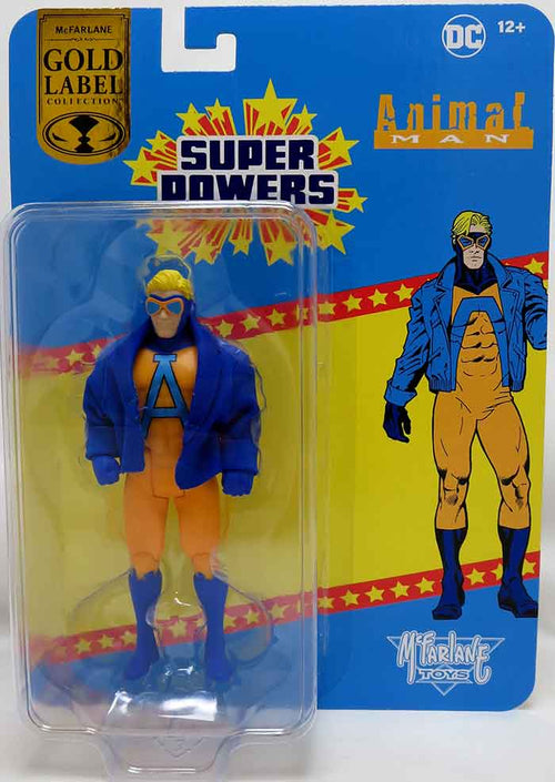 DC Super Powers 4 Inch Action Figure Wave 11 Exclusive - Animal Man Gold Label