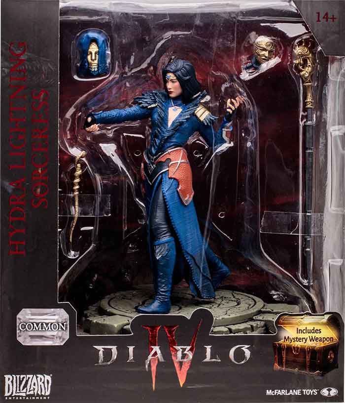 Diablo IV 7 Inch Static Figure Common Wave 1 - Hydra Lightning Sorceress