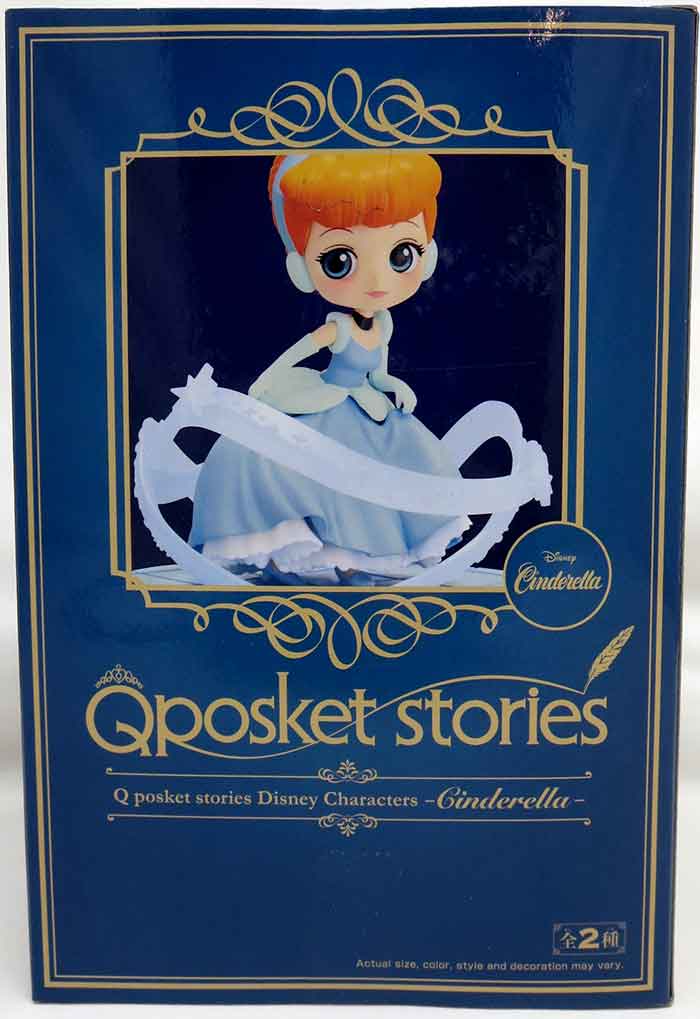 Disney Characters Stories 3.75 Inch Static Figure Q-Posket - Cinderella Ver A