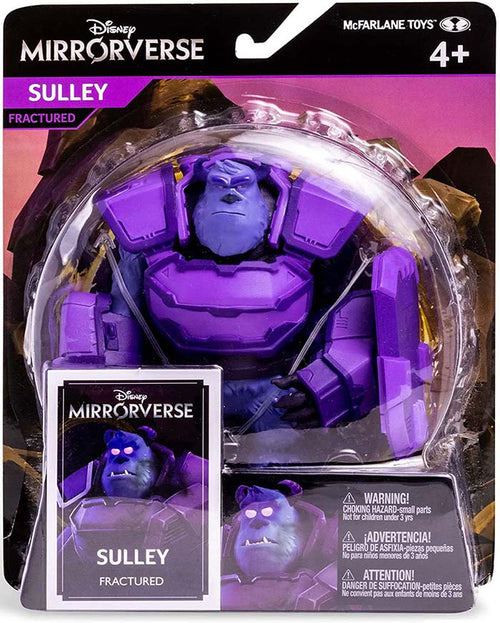 Disney Mirrorverse 5 Inch Action Figure Basic Wave 2 - Sulley (Fractured)