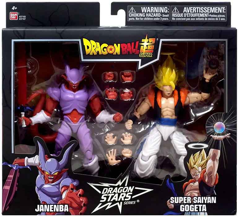 Dragonball Super 6 Inch Action Figure Dragon Stars 2-Pack - Janenba VS Super Saiyan Gogeta