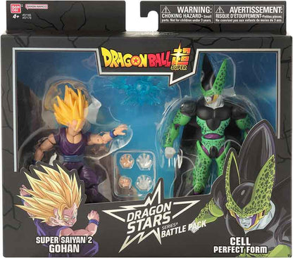 Dragonball Super 6 Inch Action Figure Dragon Stars 2-Pack - Super Saiyan 2 Gohan vs. Cell
