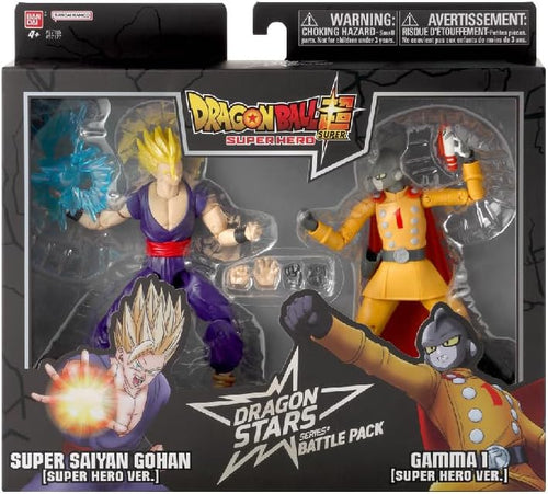 Dragonball Super 6 Inch Action Figure Dragon Stars 2-Pack - Super Saiyan Gohan vs Gamma 1