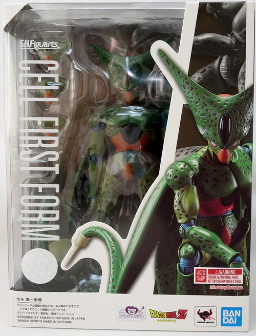 Dragonball Z 6 Inch Action Figure S.H. Figuarts - Cell First Form (Sub-Standard Packaging)